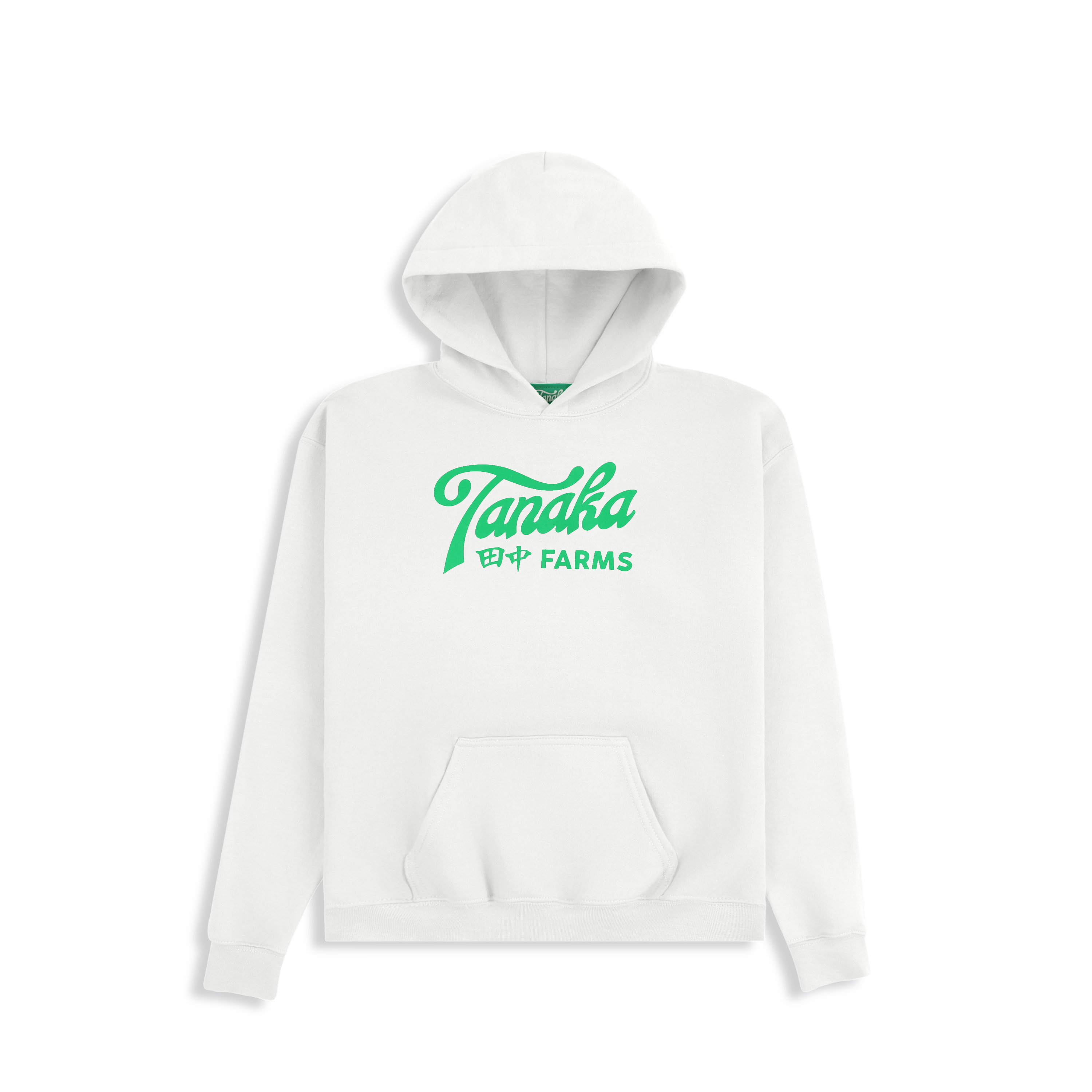 Core Logo Kids Hoodie - White – Tanaka Farms