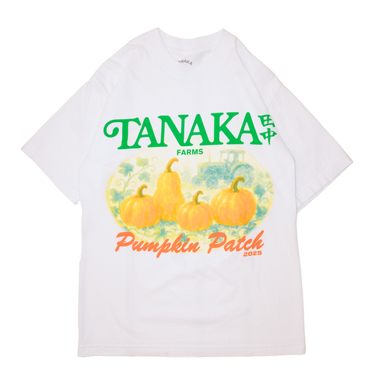 2025 Tanaka Farm Pumpkin Patch Tee - Adult White