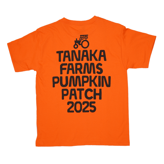 2025 Tanaka Farms Pumpkin Patch Tee - Kids Orange