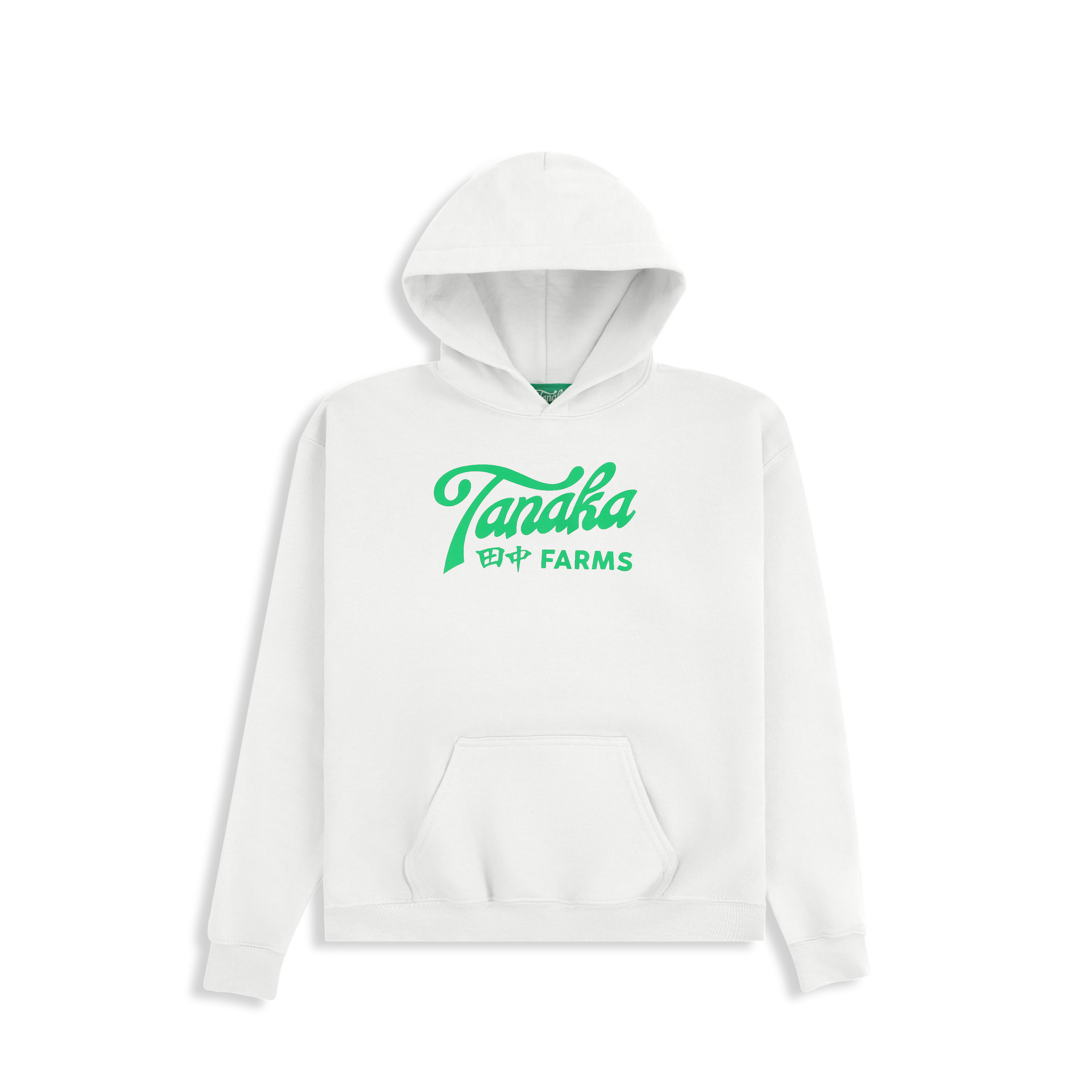 Core Logo Kids Hoodie - White – Tanaka Farms