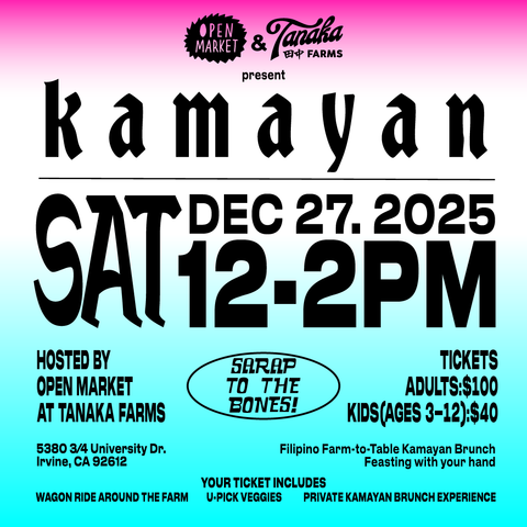 Filipino Farm-to-Table Kamayan Brunch